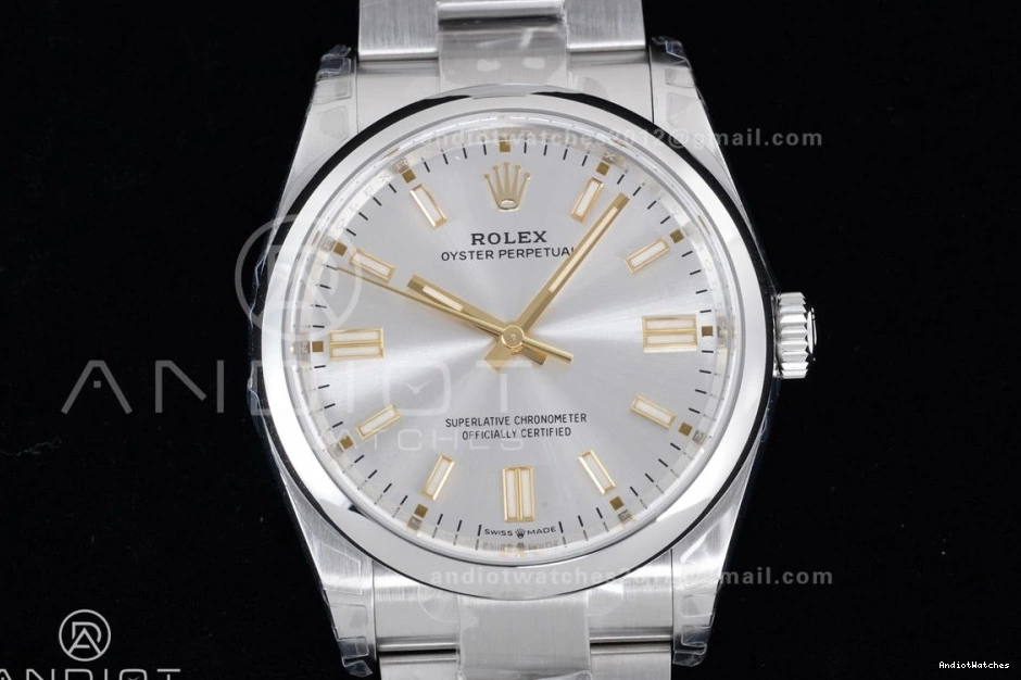 1:1 Best 971 126000 904L V Perpetual Edition Original Steel Dial 36mm VSF Oyster DD3230 Silver 0705